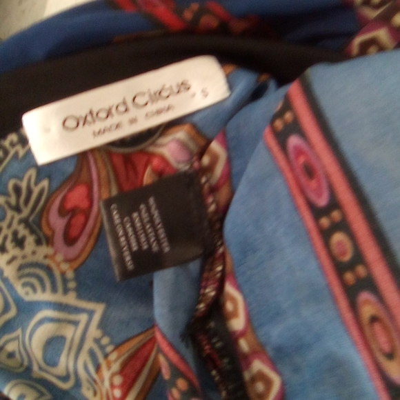 Silk like Oxford Circus Kimono Wrap Top - Picture 15 of 15